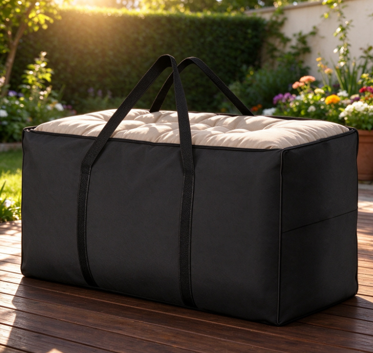 Large-Capacity Outdoor Cushion Storage Bag – Durable, Thickened Oxford Fabric - Image 2