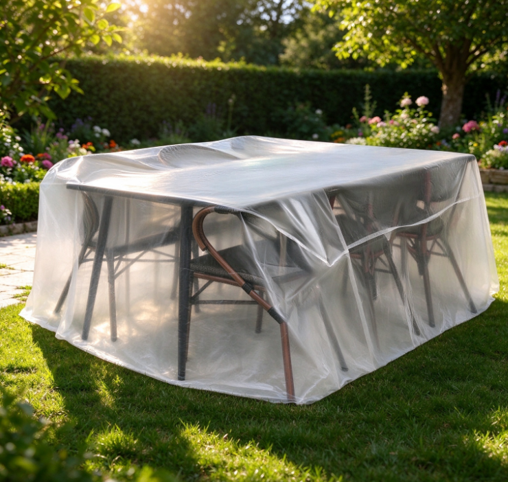 Transparent Waterproof Outdoor Furniture Cover - Image 2