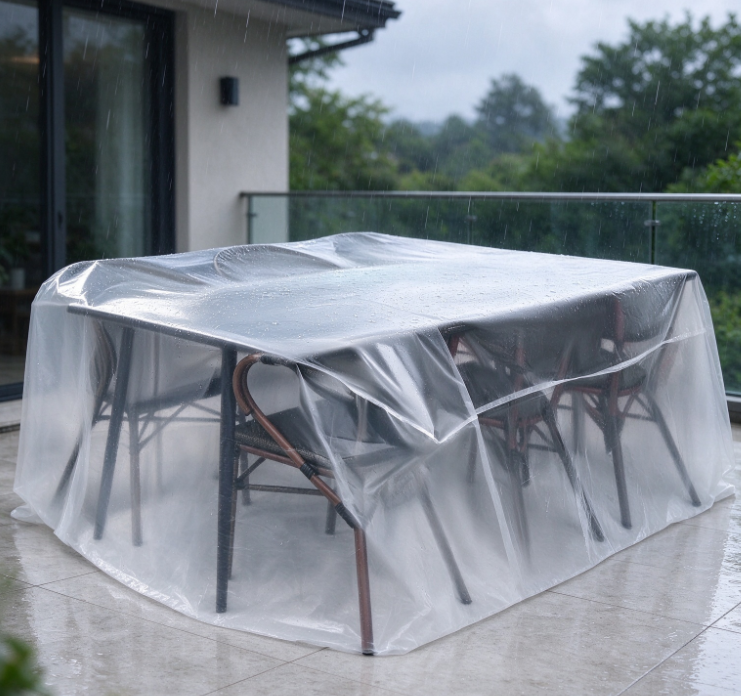 Transparent Waterproof Outdoor Furniture Cover