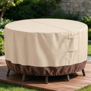 Round Outdoor Table and Chair Cover