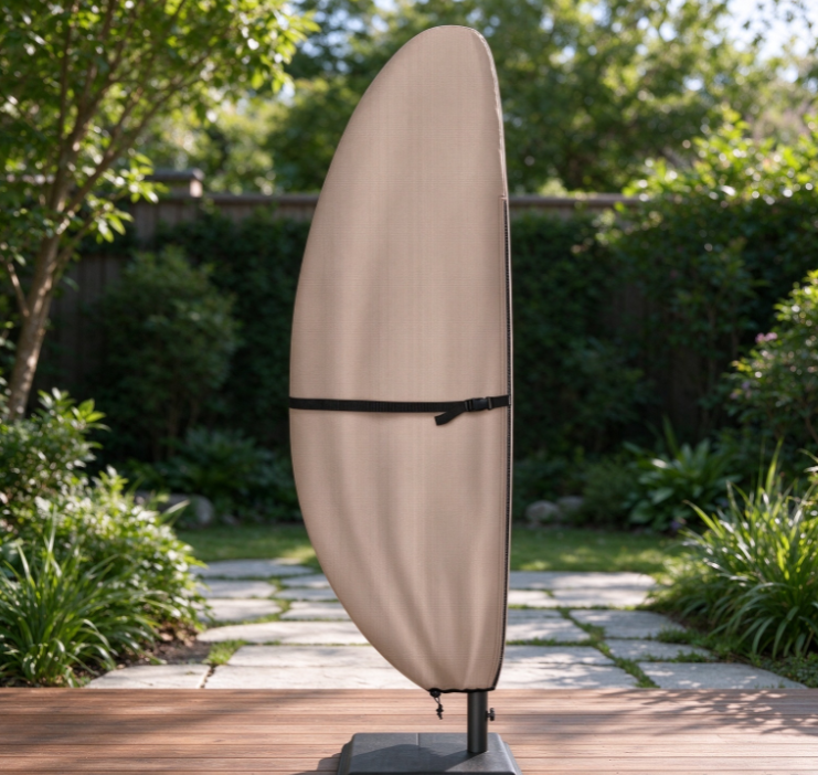 Outdoor Parasol Dust Cover – Waterproof, Sun-Resistant, and Protective Cover for Patio Umbrellas