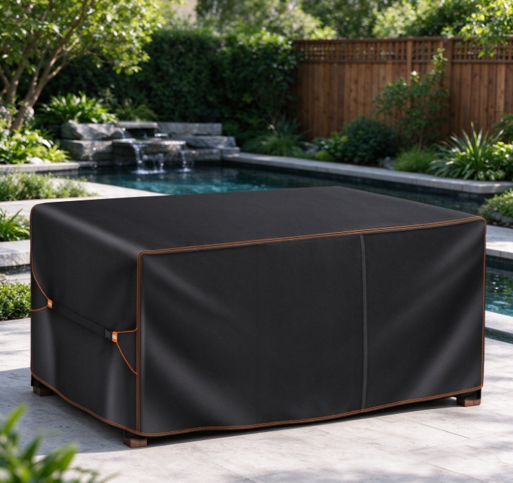 Waterproof Cover for Outdoor Square Tables and Chairs – Patio Furniture Dust and Sun Protection